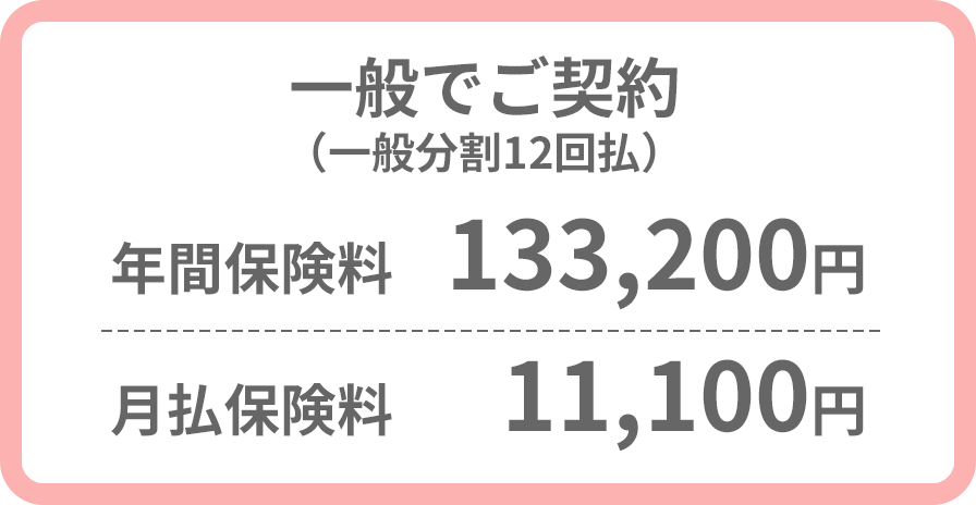 一般でご契約 （一般分割12回払）